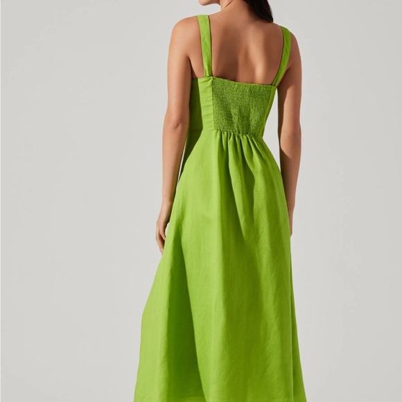 Revolve! Astr The Label Estella Corset Midi Dress in Avacado - Picture 6 of 13